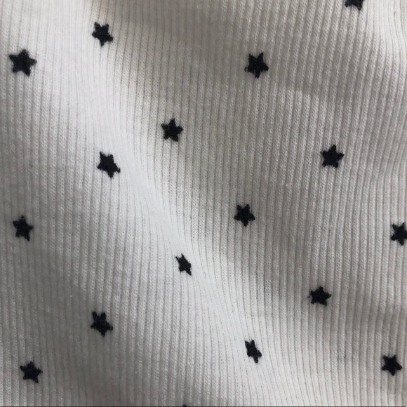 Off the shoulder lettuce hem shirt - Picture 3 of 5